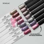 Oja UV Semilac 334 argintie cu sclipici Silver Lavender 7 ml